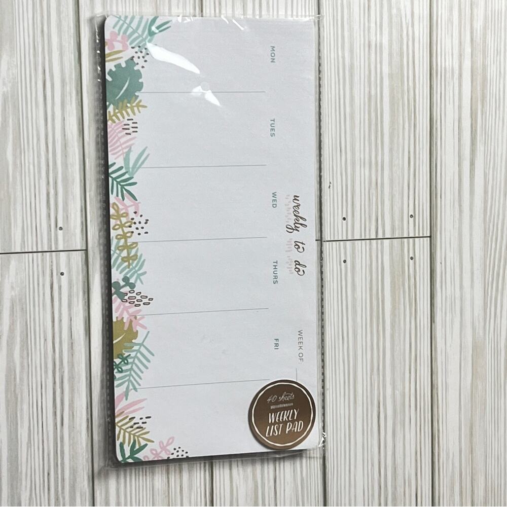Weekly Calendar Productivity Organization Notepad - Picture 3 of 6
